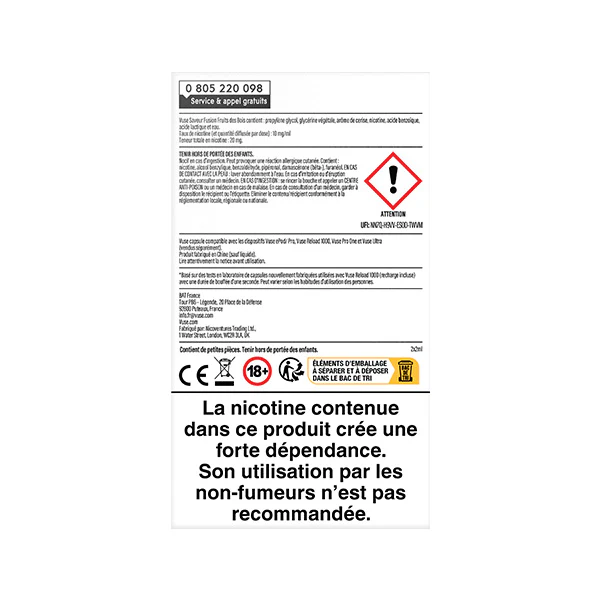 Recharge Gamme Intense Saveur Fusion Fruits des Bois - Image 7