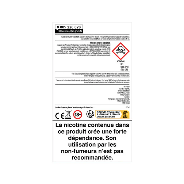 Recharge Gamme Intense Saveur Myrtille Ice - Image 11
