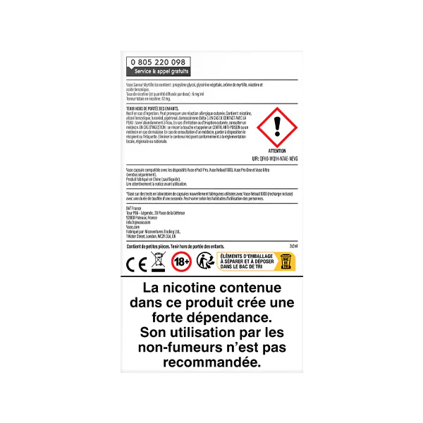 Recharge Gamme Intense Saveur Myrtille Ice - Image 7