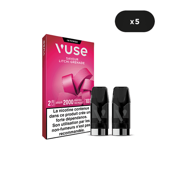 Recharges Gamme Intense Saveur Litchi Grenade - Image 3