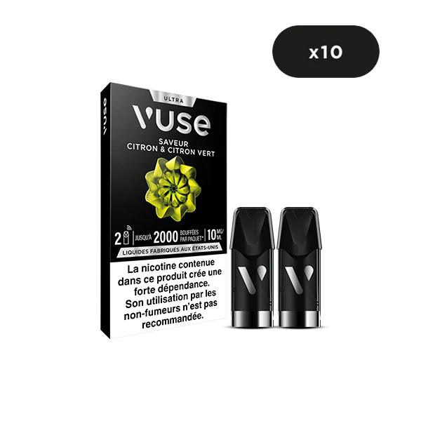Vuse Ultra Saveur Citron & Citron Vert - Image 4