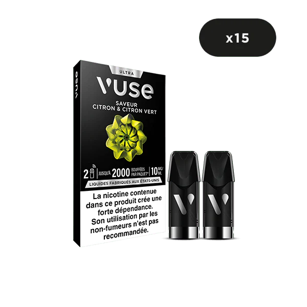 Vuse Ultra Saveur Citron & Citron Vert - Image 5