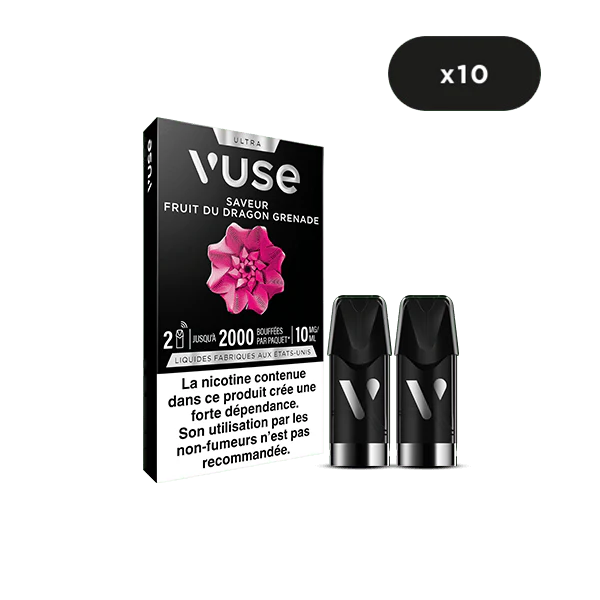 Vuse Ultra Saveur Fruit du Dragon Grenade - Image 4